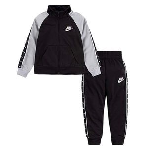 Nike Kids Black & Gray Tracksuit